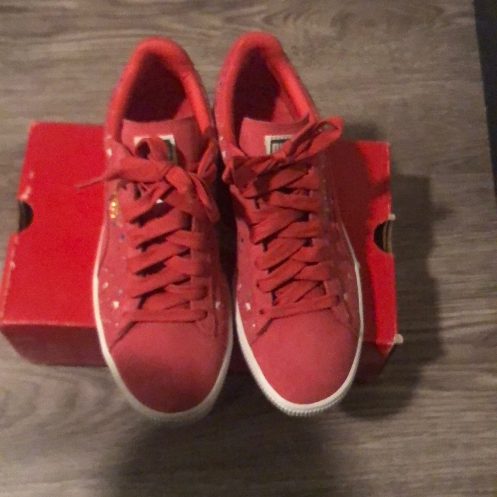 Pink Puma Sneakers